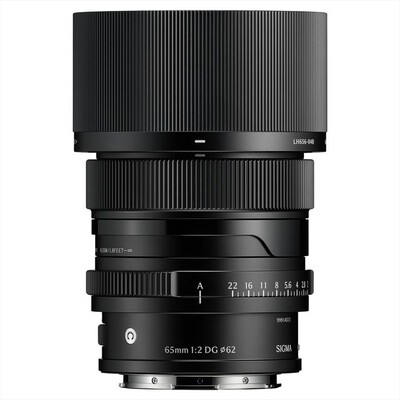SIGMA - Obiettivo Fisso 65/2 (C) DG BLACK L-MOUNT-Nero