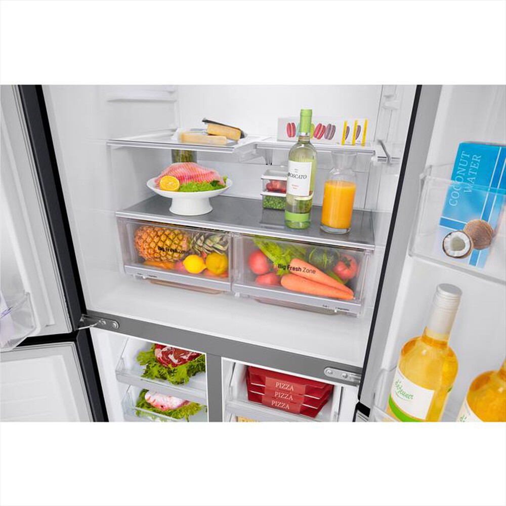 "LG - Frigorifero 4 porte GMB844MC4E Classe E 530L-Nero"