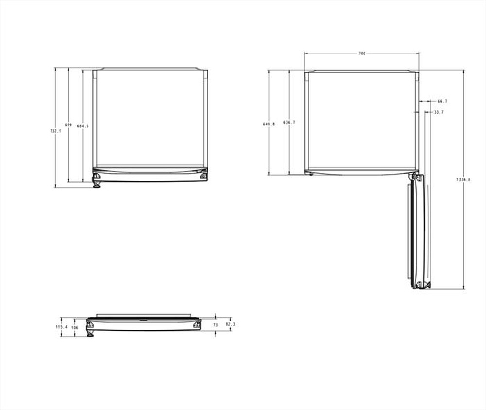 "WHIRLPOOL - Frigorifero 2 porte WT70E 952 X Classe E"