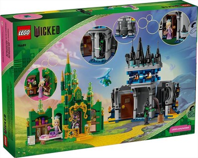 LEGO - CITTA' DI SMERALDO E CASTELLO KIAMO KO-75689-Multicolore