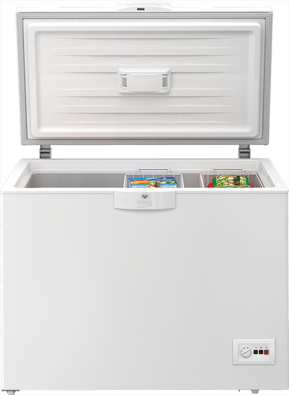 "BEKO - Congelatore orizzontale HSM29540 Classe E 300 lt-Bianco"