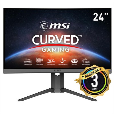 MSI - Monitor Gaming Curvo G24C6-Nero