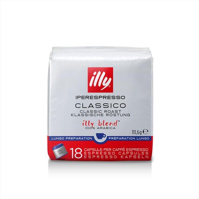 ILLY - 18 CAPSULE CAFFÈ IPERESPRESSO CLASSICO LUNGO