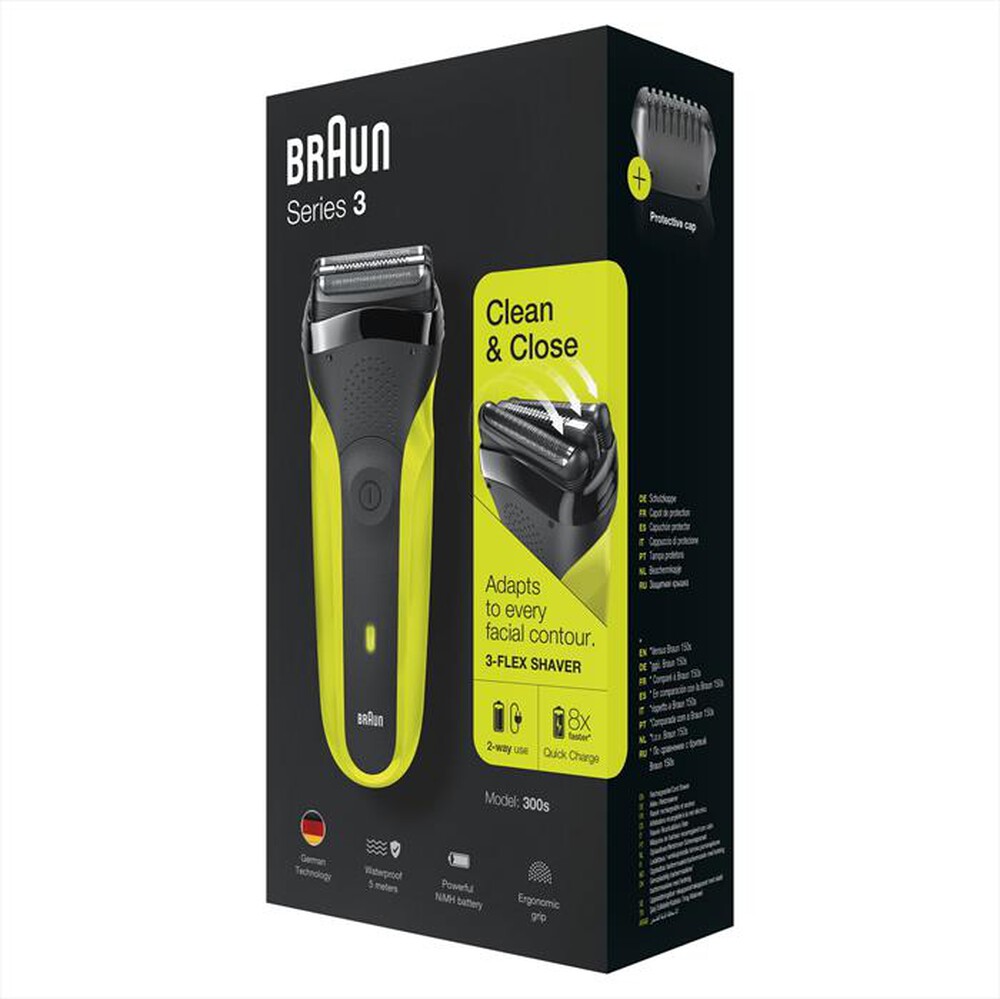 "BRAUN - SERIES 3 300BT-NERO/VERDE"