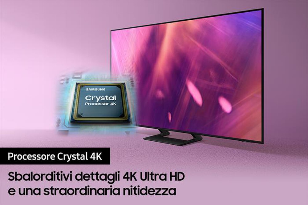 "SAMSUNG - Smart TV Crystal UHD 4K 43” UE43AU9070-Black"