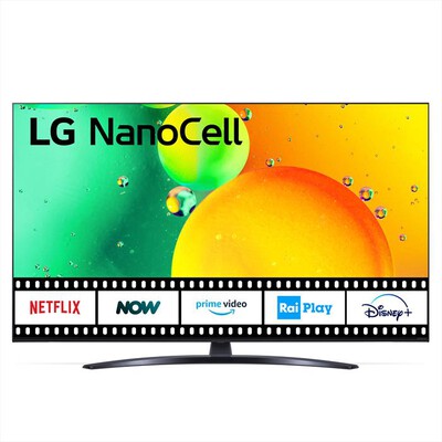 LG - Smart TV UHD 4K 55" Nanocell 55NANO766QA-Blu