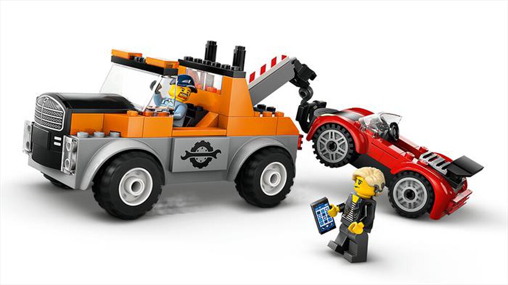 Immagine del prodotto LEGO - CITY Autogrù e officina auto sportive 60435