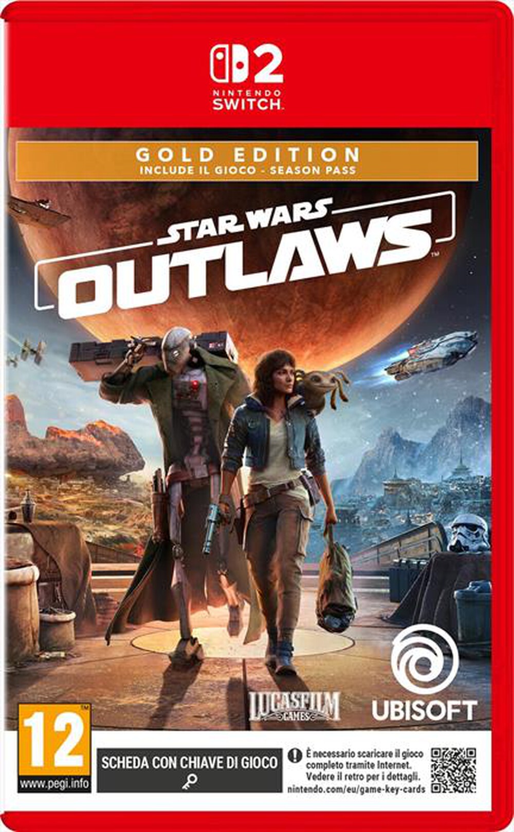 Immagine del prodotto UBISOFT - STAR WARS OUTLAWS GOLD EDITION (KEYCARD) NSW2
