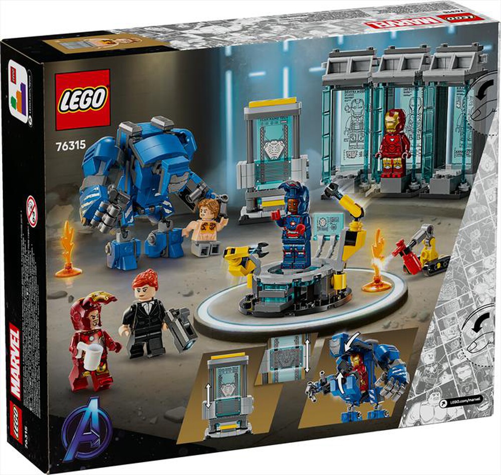 Immagine del prodotto LEGO - MARVEL Laboratorio Iron Man: Sala Armature 76315