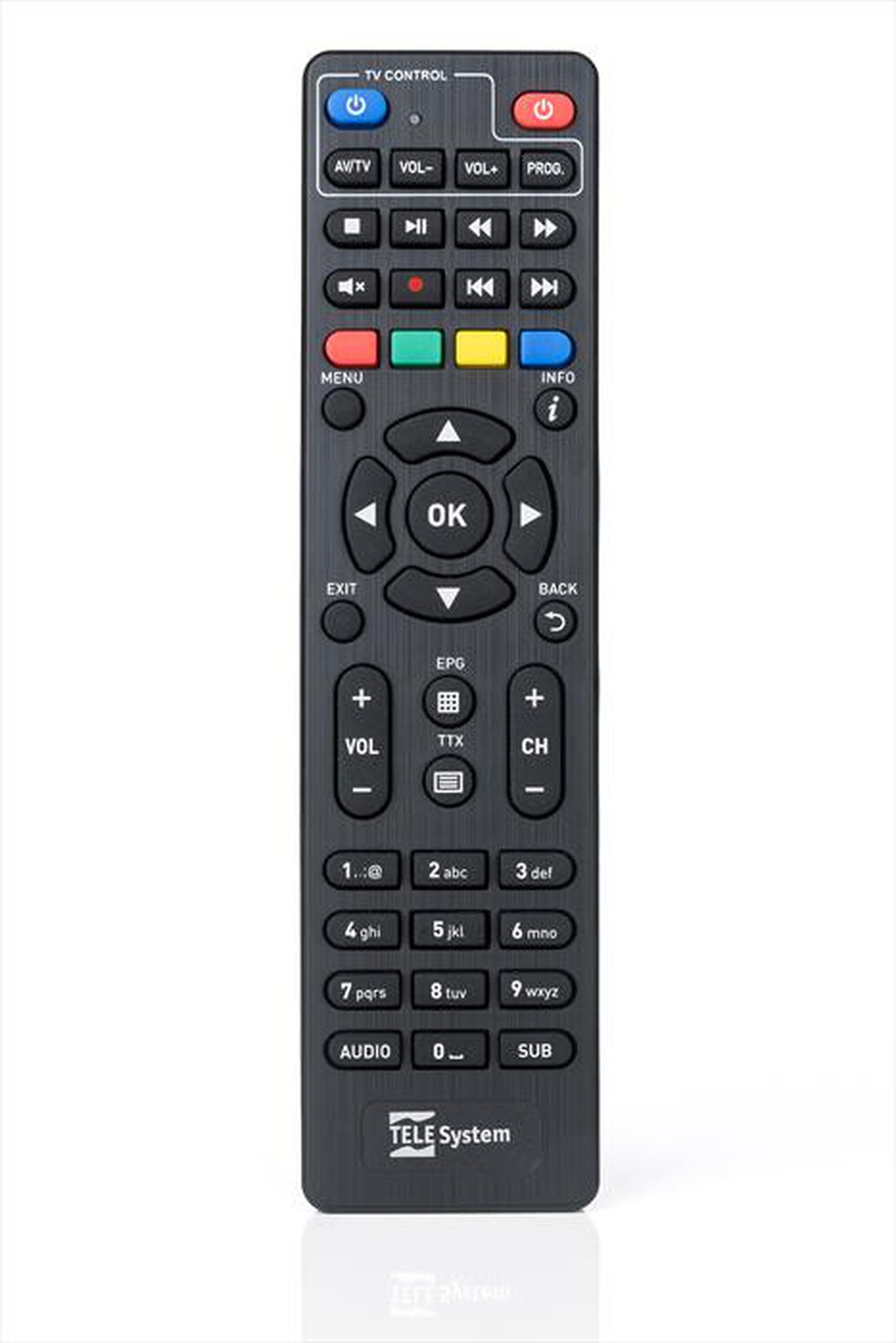 TELESYSTEM - TS6822 PRO TWIN TUNER T2 HEVC-BLACK