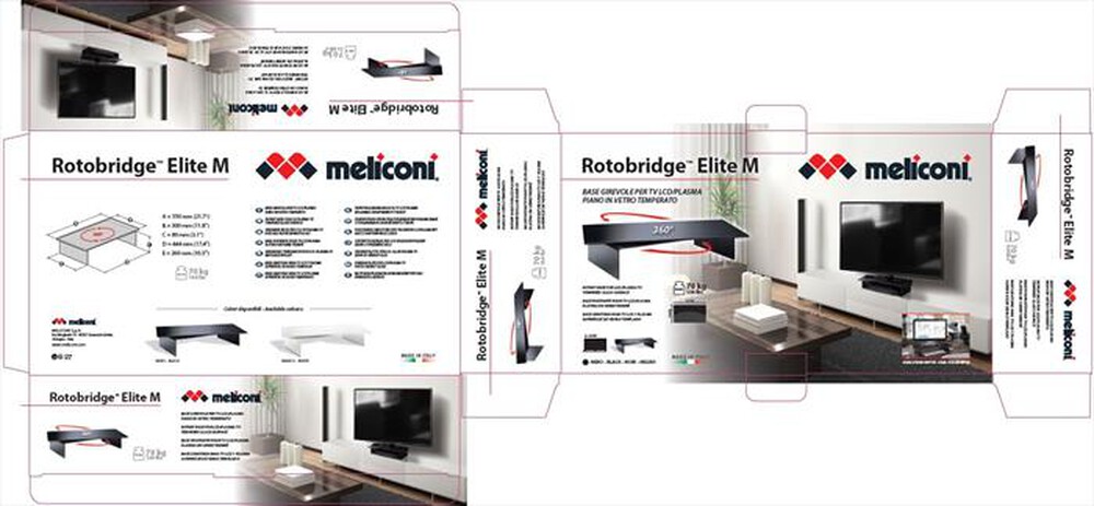 "MELICONI - Rotobridge Elite M-Nero"
