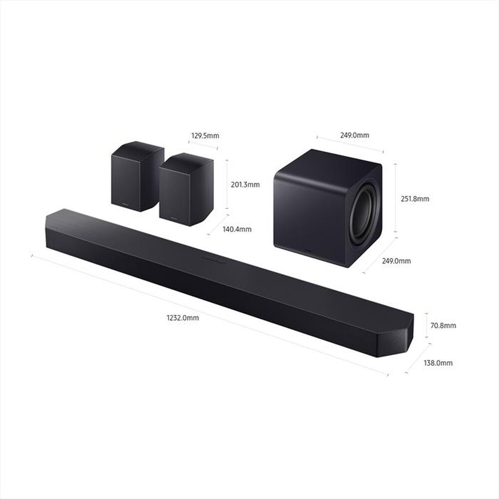 "SAMSUNG - Soundbar HW-Q990F/ZF-Titan Black"
