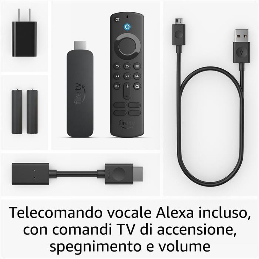 "AMAZON - NUOVO FIRE TV STICK 4K-Nero"