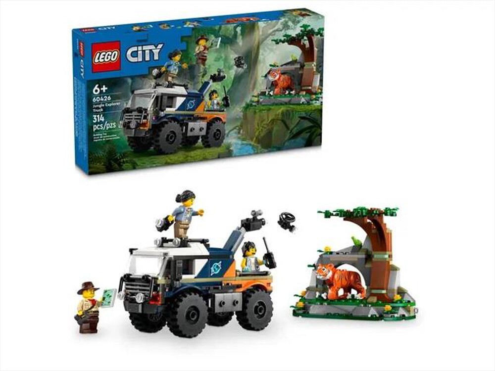 "LEGO - FUORISTRADA DELLÌESPORATORE DELLA GIUNGLA - 60426-Multicolore"