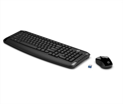 HP - HP TASTIERA E MOUSE 300-Nera
