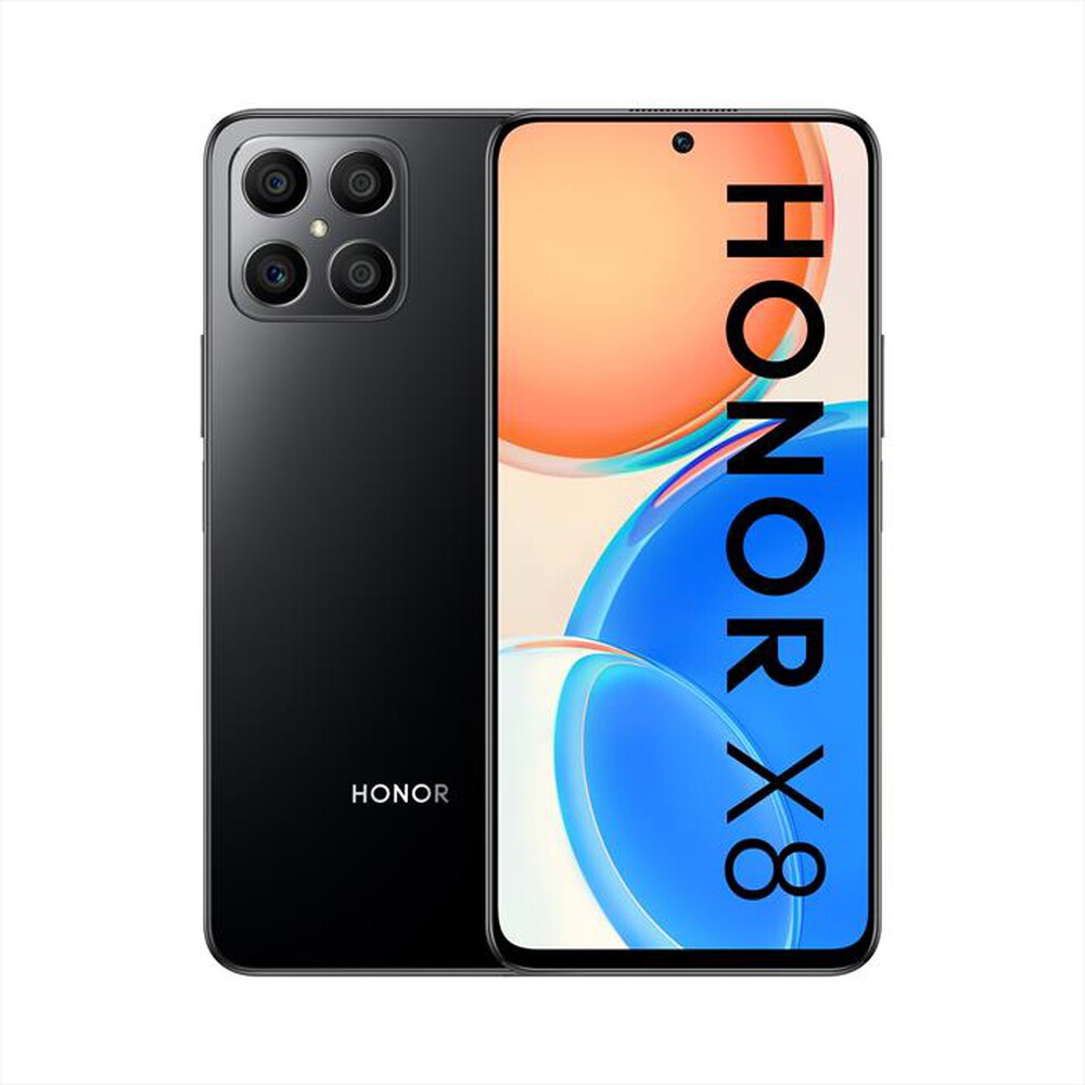 "HONOR - X8-Midnight Black"