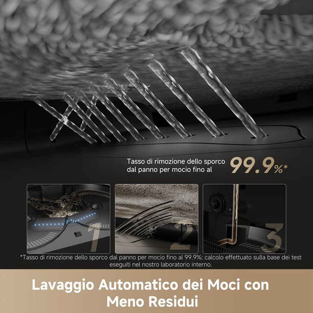 "DREAME - Aspirapolvere robot X50 ULTRA COMPLETE-Nero"