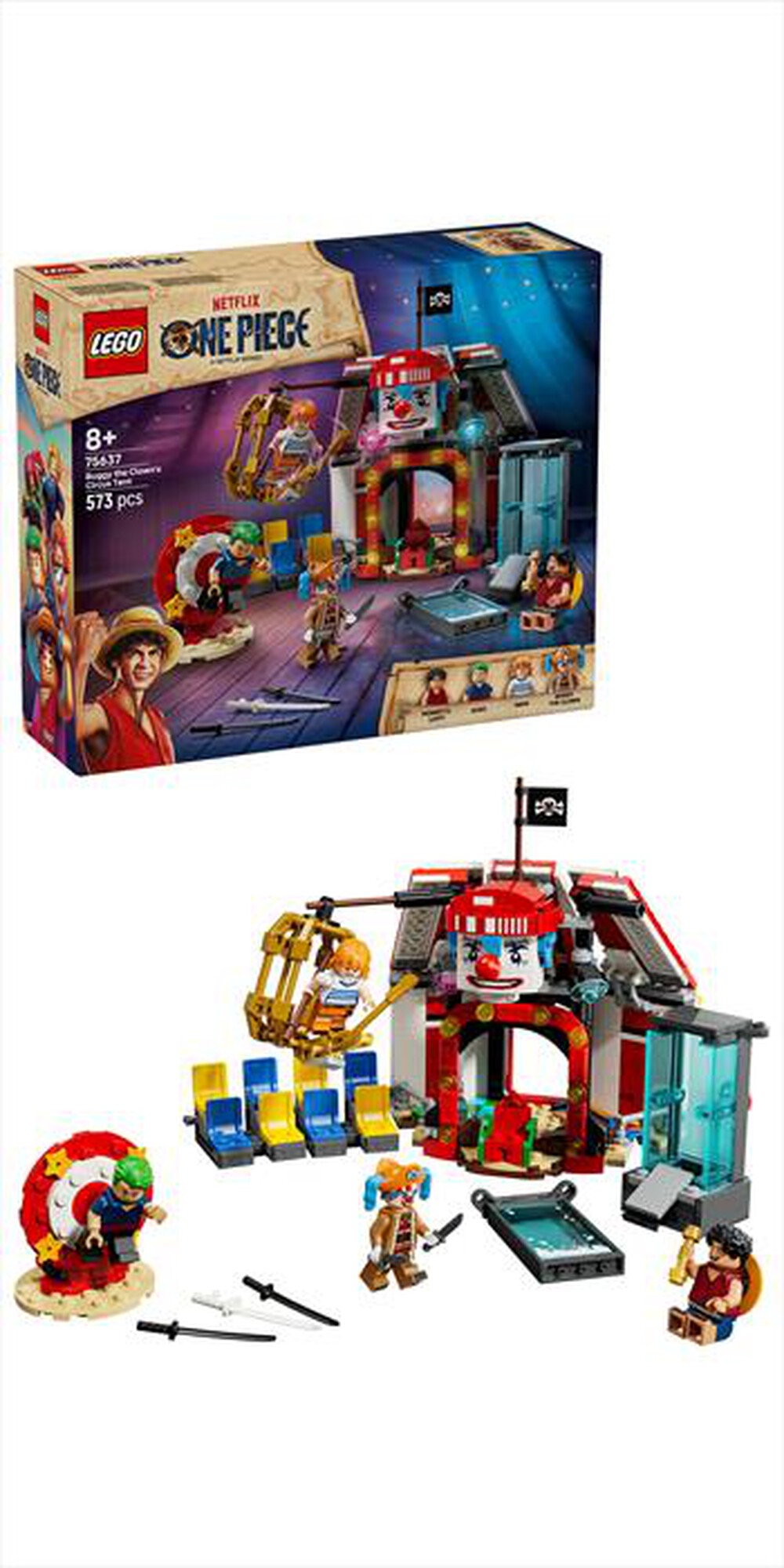 Immagine del prodotto LEGO - ONE PIECE Tenda del circo di Bagy il Clown 75637
