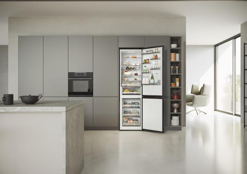 "HAIER - Frigorifero combinato HDW5620CNPD Classe C 377 lt-Argento"