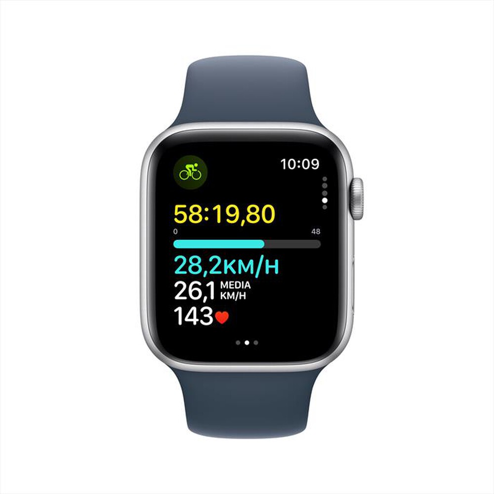 "APPLE - Watch SE GPS Cassa 44mm - S/M-Blu Tempesta"
