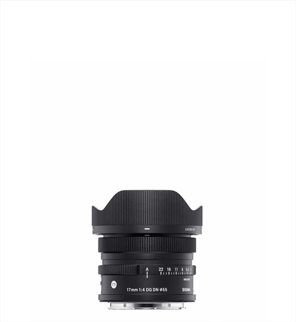 Immagine del prodotto SIGMA - Obiettivo fisso 17MM F/4 (C) DG DN SONY E-MOUNT-NERO