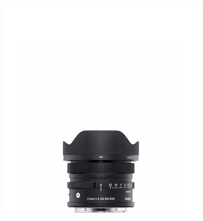 SIGMA - Obiettivo fisso 17MM F/4 (C) DG DN SONY E-MOUNT-NERO