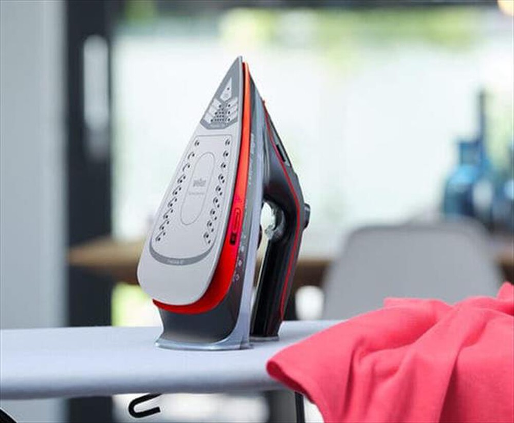 Immagine del prodotto BRAUN - Ferro a vapore TexStyle 5 SI5057RD-Rosso nero