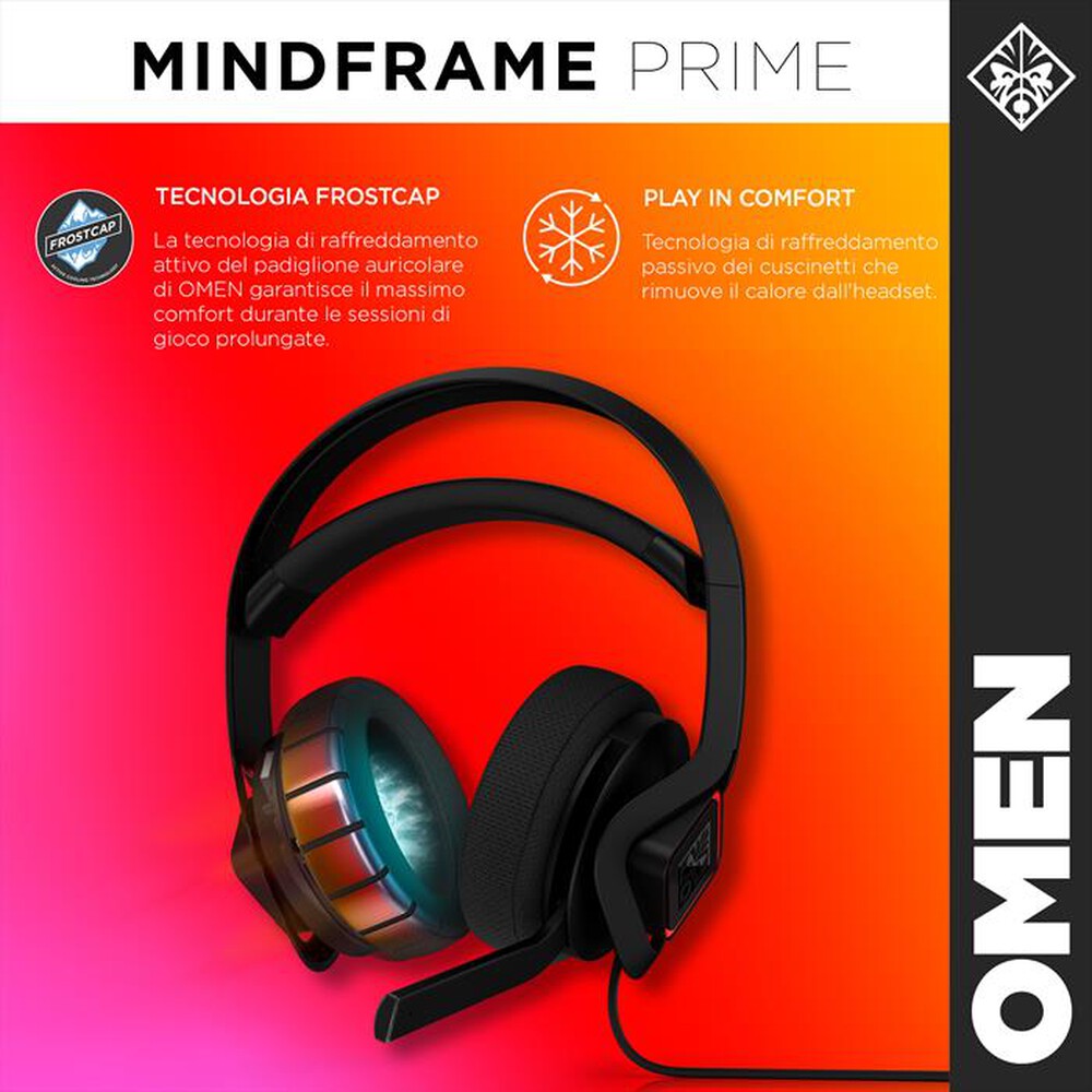 "HP - OMEN BY HP MINDFRAME HEADSET-Nero"