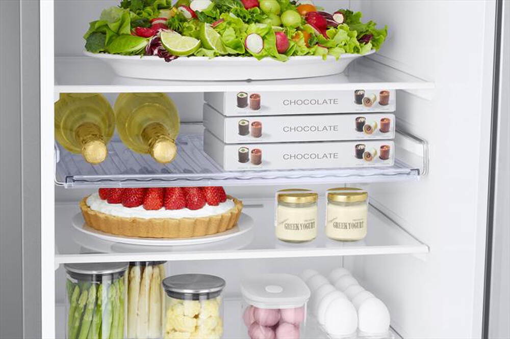 "SAMSUNG - Frigorifero combinato RB38T602CS9/EF Classe C 400l-Metal Inox"