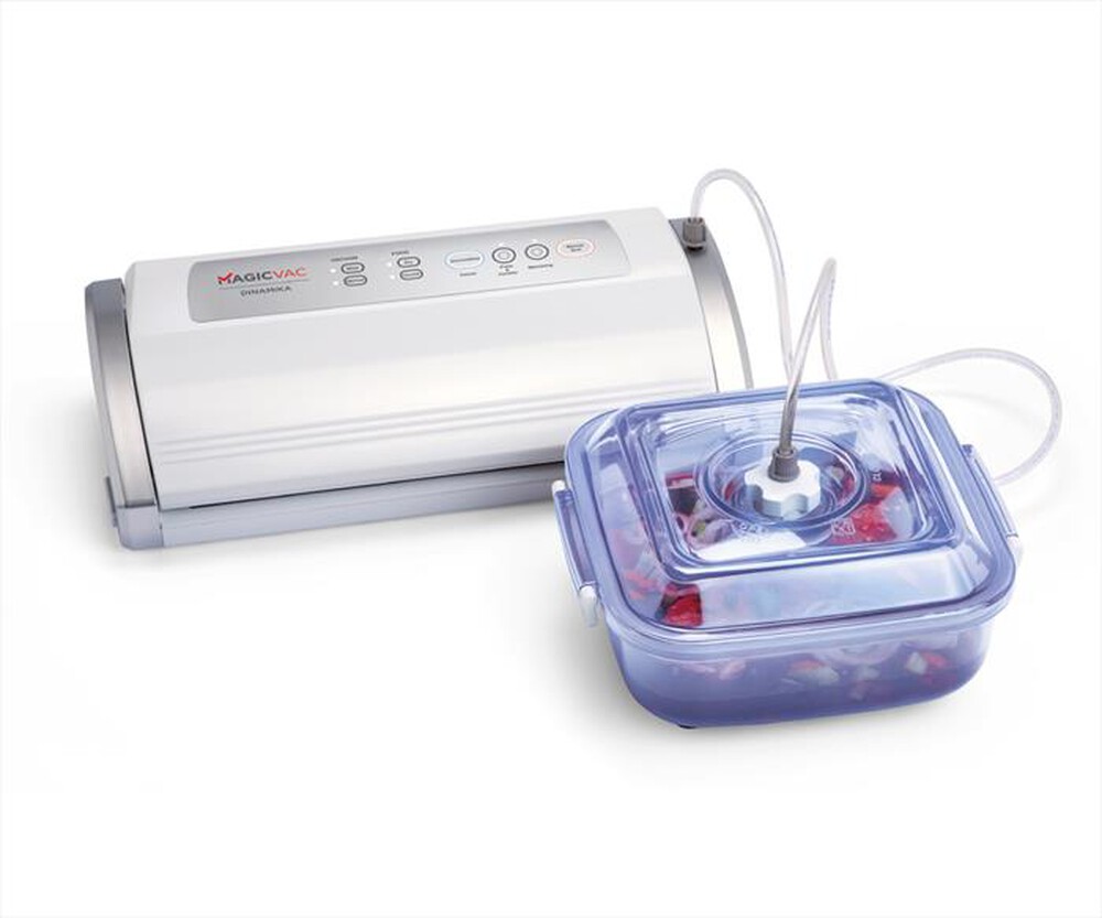 Immagine del prodotto MAGIC VAC - Macchina sottovuoto con portarotolo DINAMIKA-SILVER BIANCO
