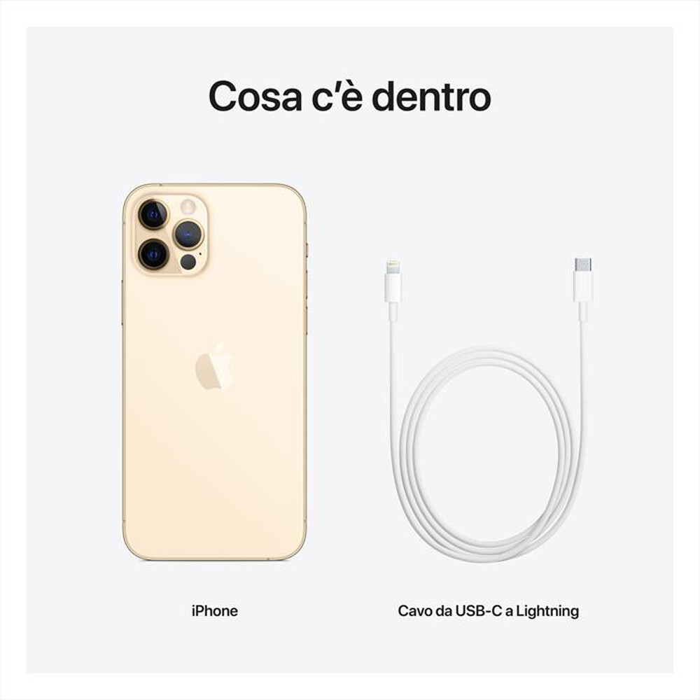 "APPLE - iPhone 12 Pro 256GB OTTIMO BATTERIA NUOVA-Oro"