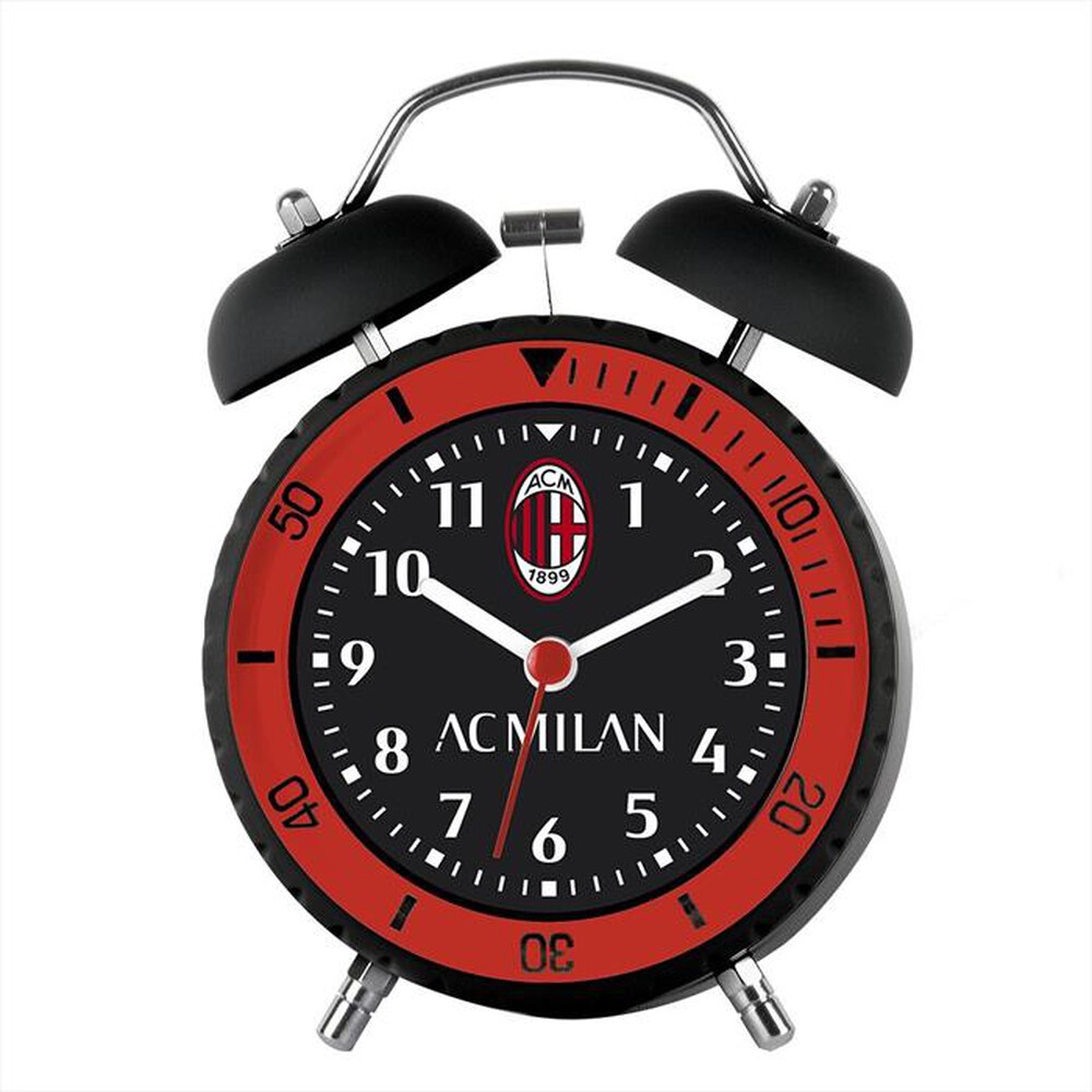 "LOWELL - SVEGLIA QUARZO MOV. SINCRO - MILAN-Rosso/Nero"