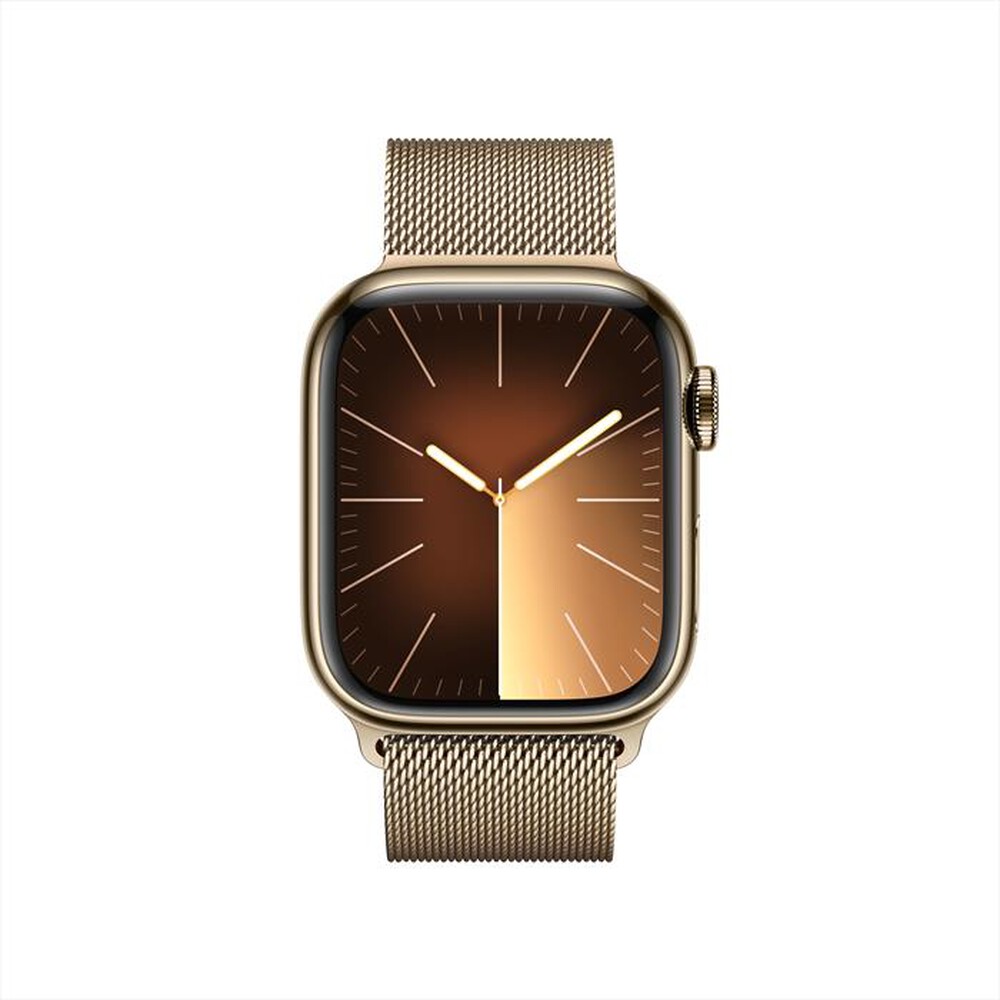 "APPLE - Watch Series 9 GPS + Cellular Cassa 41mm-Oro con Milanese"