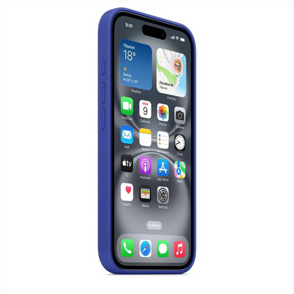 Immagine del prodotto APPLE - Custodia MagSafe in silicone MYY63ZMA iPhone 16-Blu oltremare