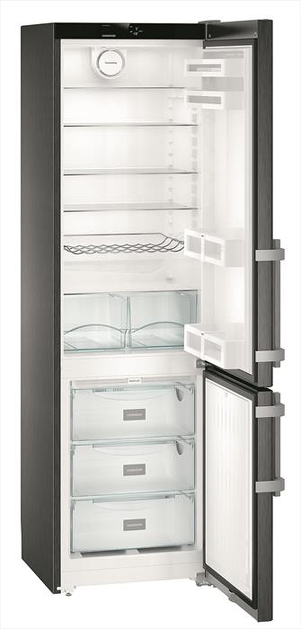 Immagine del prodotto LIEBHERR - Frigorifero combinato CNBS 4015-21 Classe E 390lt-BlackSteel
