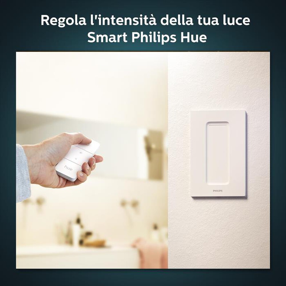 "PHILIPS - HUE DIMMER SWITCH V2 INTERRUTTORE WIRELESS-Bianca"