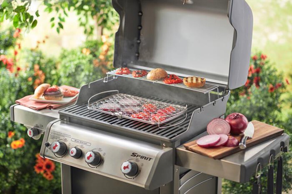 "WEBER - GRATICOLA DA PESCE - GRANDE 46X284-acciaio"