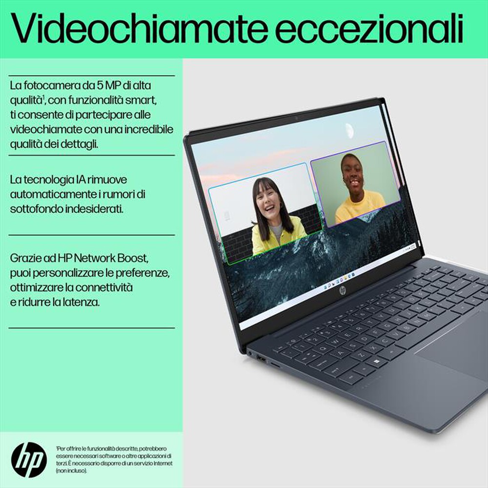 Immagine del prodotto HP - Notebook PAVILION PLUS 14-EH1001NL-Space Blue