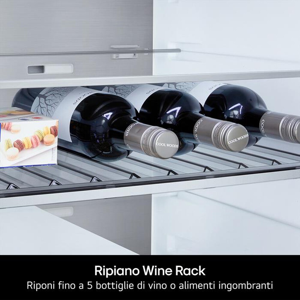 Immagine del prodotto LG - Frigorifero combinato GBBS322APY Classe A 375lt-Argento