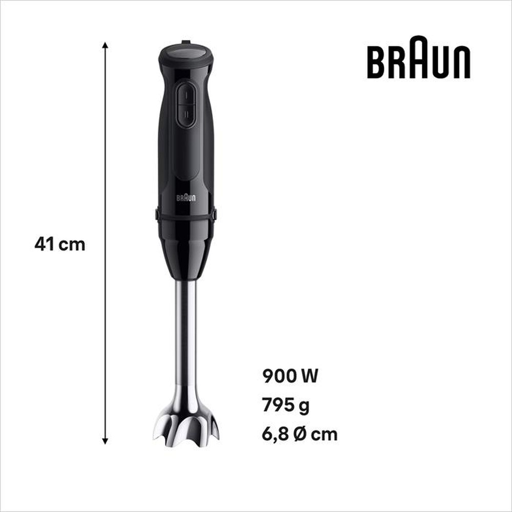 Immagine del prodotto BRAUN - Minipimer MULTIQUICK 3 MQ30201M-NERO