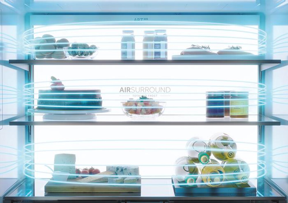 Immagine del prodotto HAIER - Frigorifero side by side HCR7918EIMP ClasseE 601lt-Platino, Acciaio inossidabile