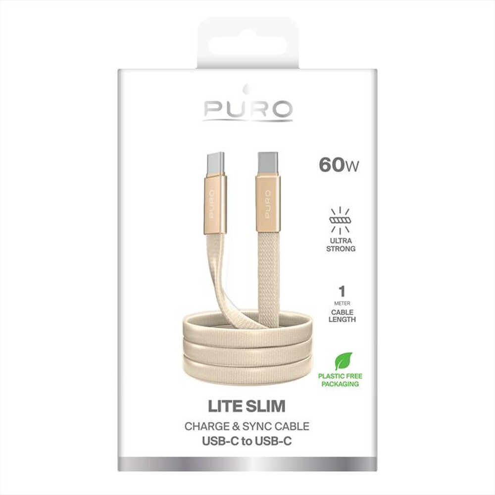 Immagine del prodotto PURO - Cavo Slim AIR 60W 1mt-Oro