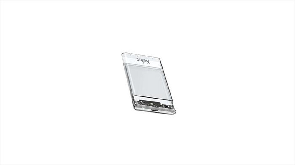 "NETAC - CABINET ENCLOSURE PER 2.5 SATA-USB 3.0 C - C-TRASPARENTE"