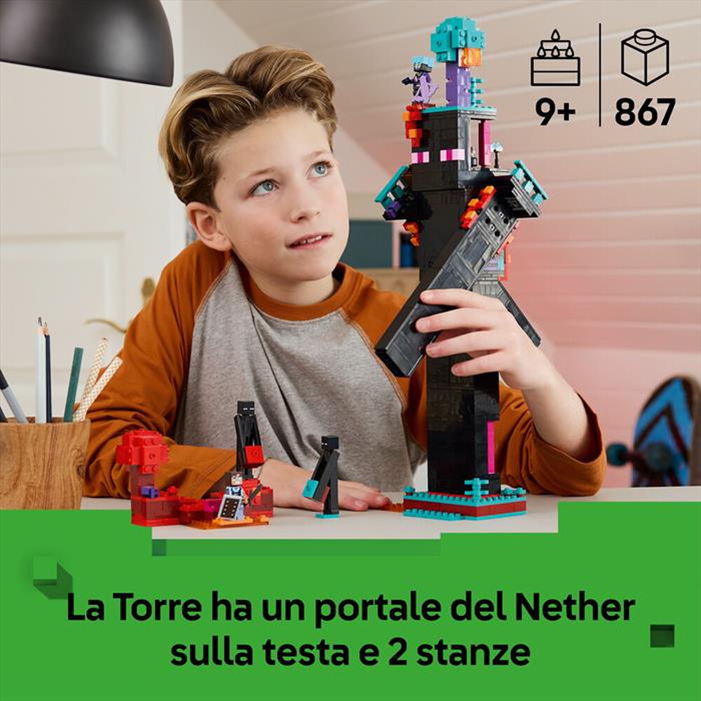Immagine del prodotto LEGO - MINECRAFT La Torre dell&rsquo;Enderman 21279