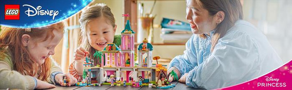 "LEGO - CASTELLO DELLA PRINCIPESSA E ANIMALI REALI-,"