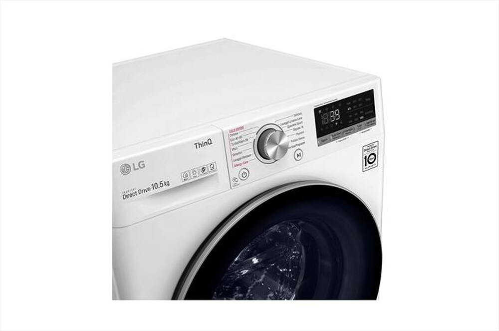 "LG - Lavatrice F4WV710S1E 10,5 Kg Classe A-White"