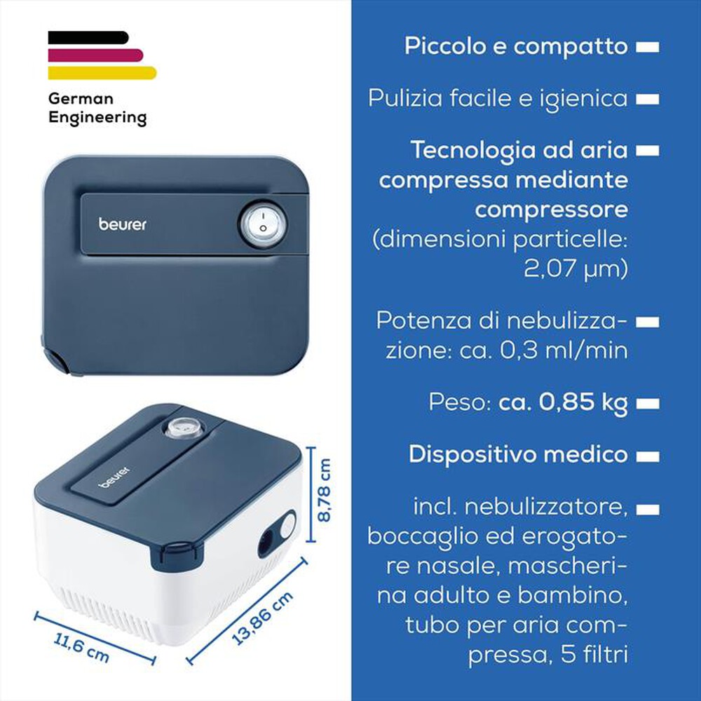 Immagine del prodotto BEURER - IH 16-Bianco e blu