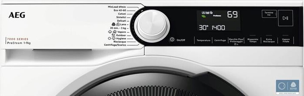 Immagine del prodotto AEG - Lavatrice LR7FD94 9 Kg Classe A-Bianco