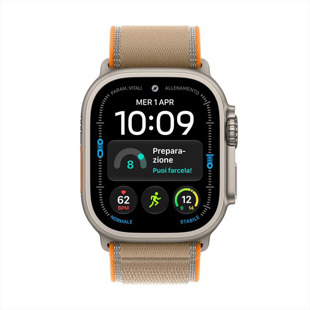 Immagine del prodotto APPLE - Watch Ultra 4 GPS + Cellular 49mm Titanio-Trail Loop Sabbia - M/L