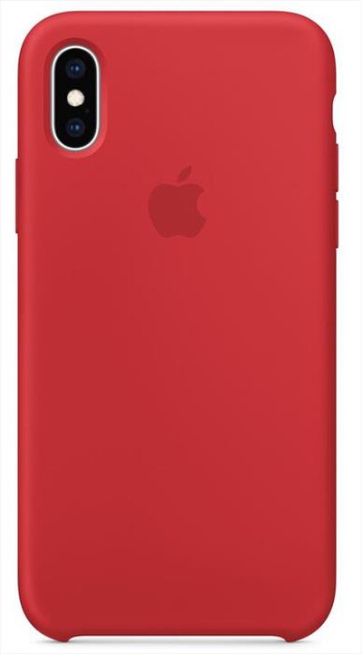 APPLE - Custodia in silicone per iPhone XS MAX-(PRODUCT)RED